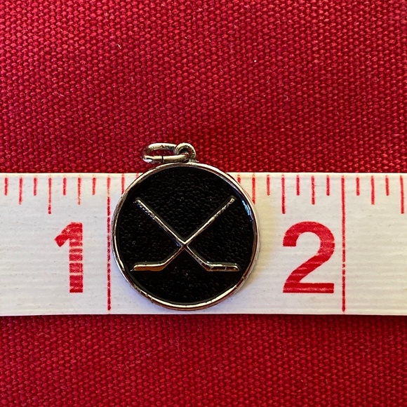 VTG I STG I JMF I Hockey Sticks Black Enamel Charm - Picture 5 of 16